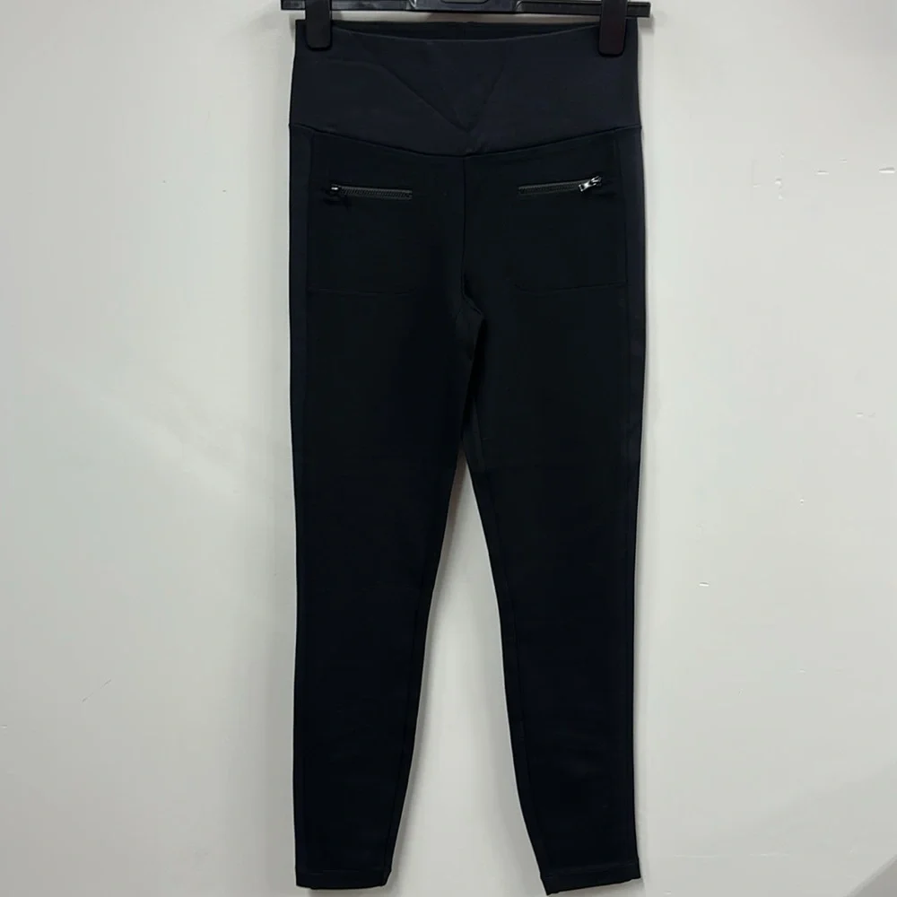 Cabi black tuxedo leggings #4323 size xs - Picture 4 of 10